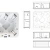 Velora 5 Person 33 Jet Portable Hot Tub (Introductory Offer)